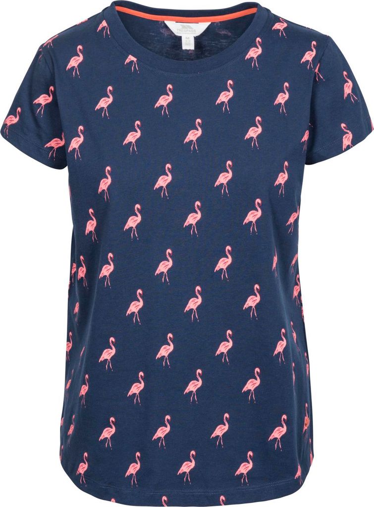 Trespass Carolyn - Damen T-Shirt Navy Flamingo