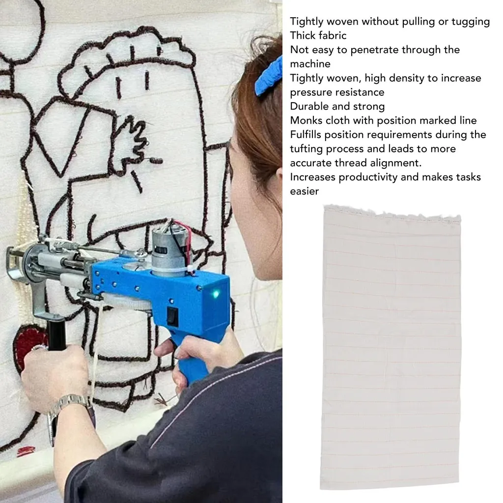 Toile de touffetage résistante évitant les déchirures pour création tapis
