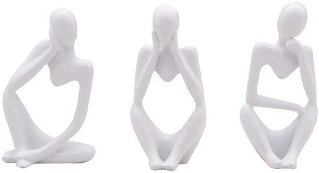 Figurine moderne blanche : l'astuce déco pour éclairer un coin sombre