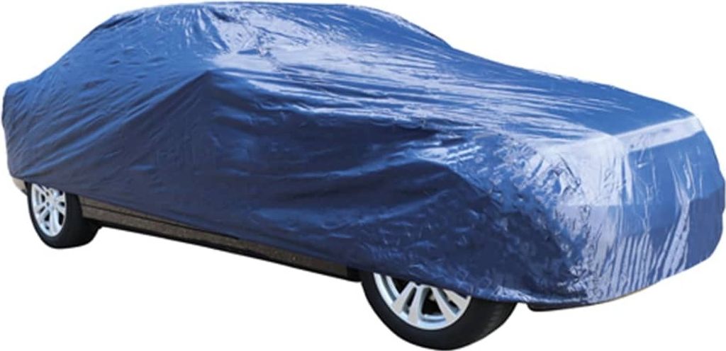 Carpoint Autoabdeckung Polyester S 408x146x115cm Blau