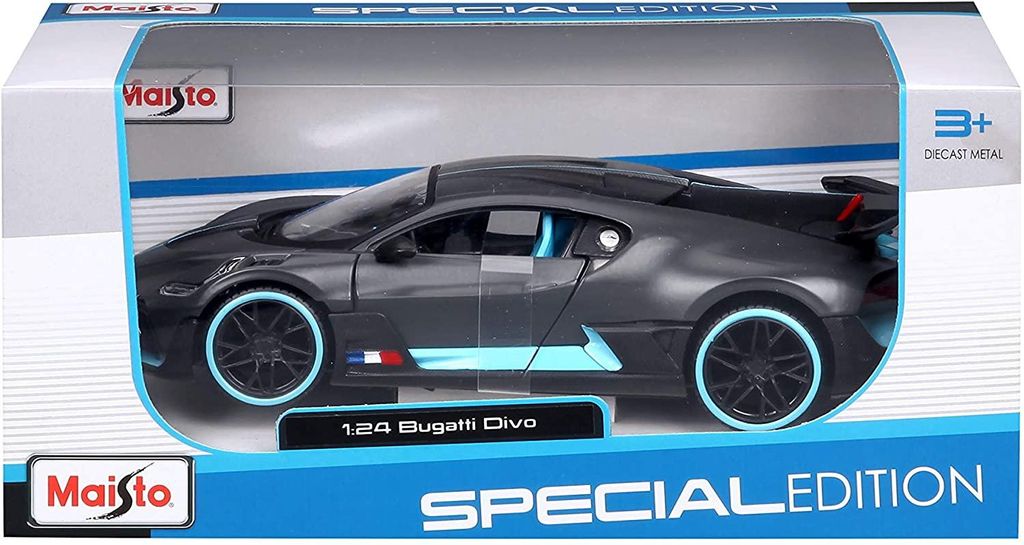 Maisto 31526 - Model auta - Bugatti Divo (tmavě šedý, Obrázek produktu 