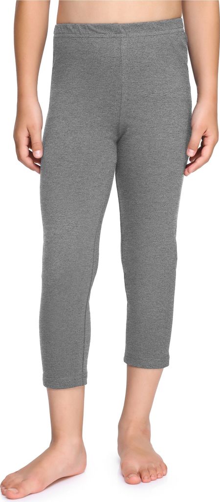 Merry Style Mädchen 3/4 Leggings aus Baumwolle MS10-226 (Mittel Melange,122).