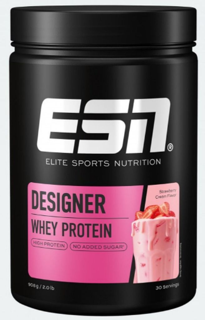 ESN Designer Whey Protein, Pulver, Erdbeere, 23 g, 375 Produktbild 
