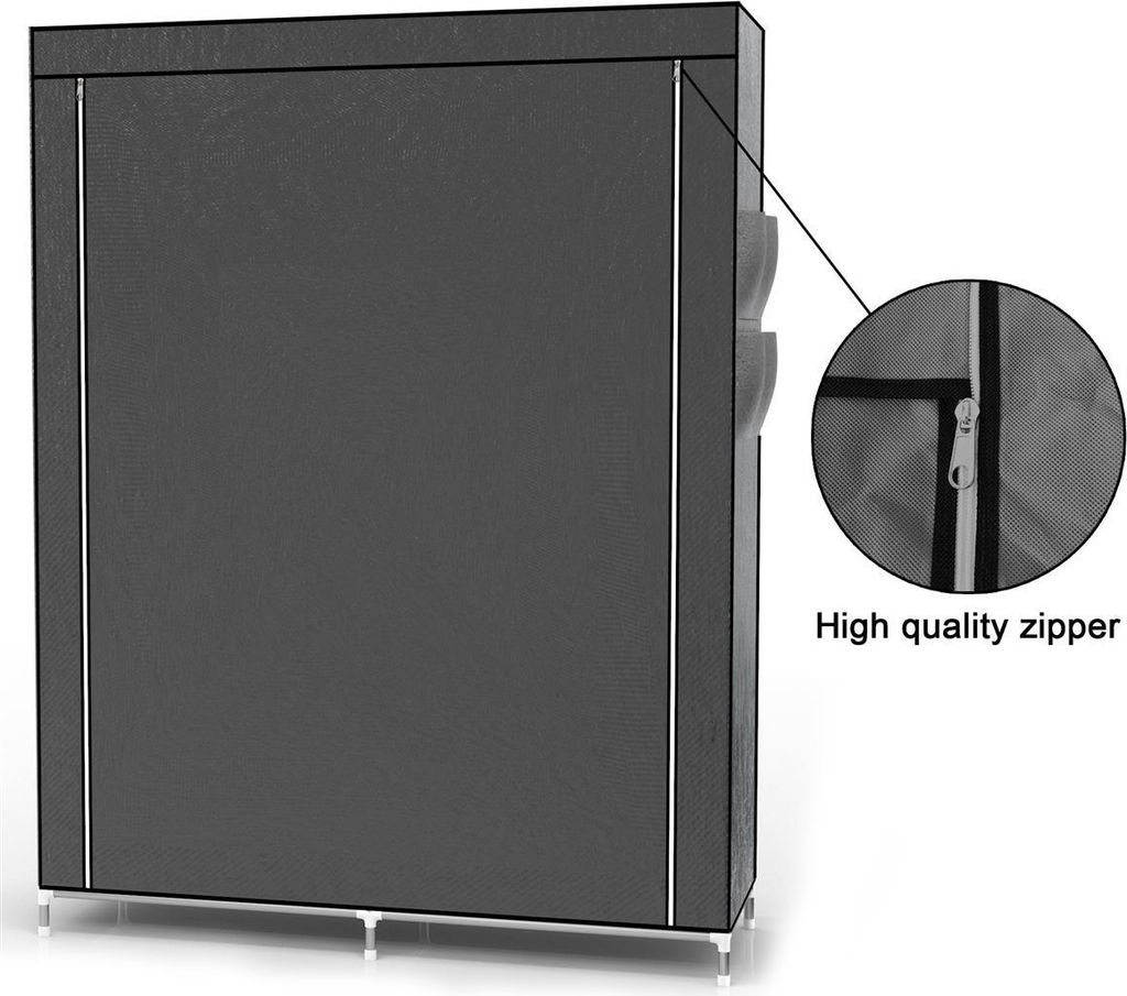 Intirilife Skladacia šatníková skriňa 108x170x45 cm vo Obrázok produktu 