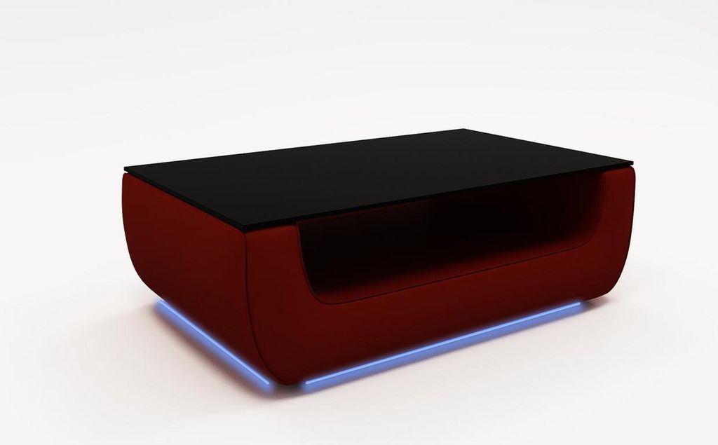 Glastisch Design Tische Moderner Couch Sofa Wohnzimmer Leder Beistell Tische Neu