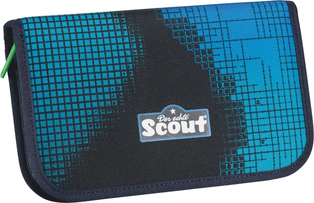 Sac d'école Scout Alpha Set 4 pcs Blue Pixel - Cartable enfant robuste