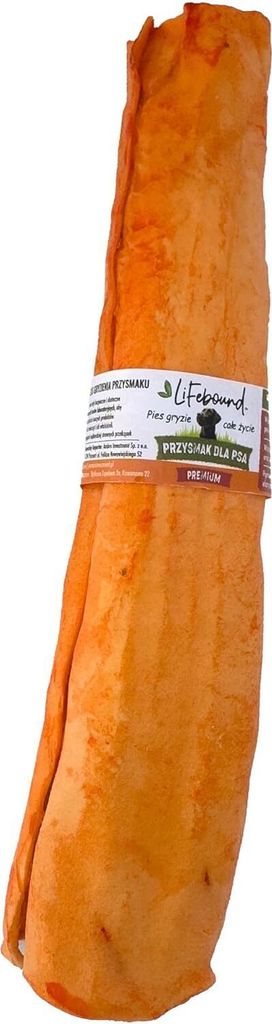 IMKERSHOP Kauartikel für Hunde – Hundesnack – In Form eines Knochens – Sicher – Kalbsleder, Geschmack Honig, Größe 12,7 cm