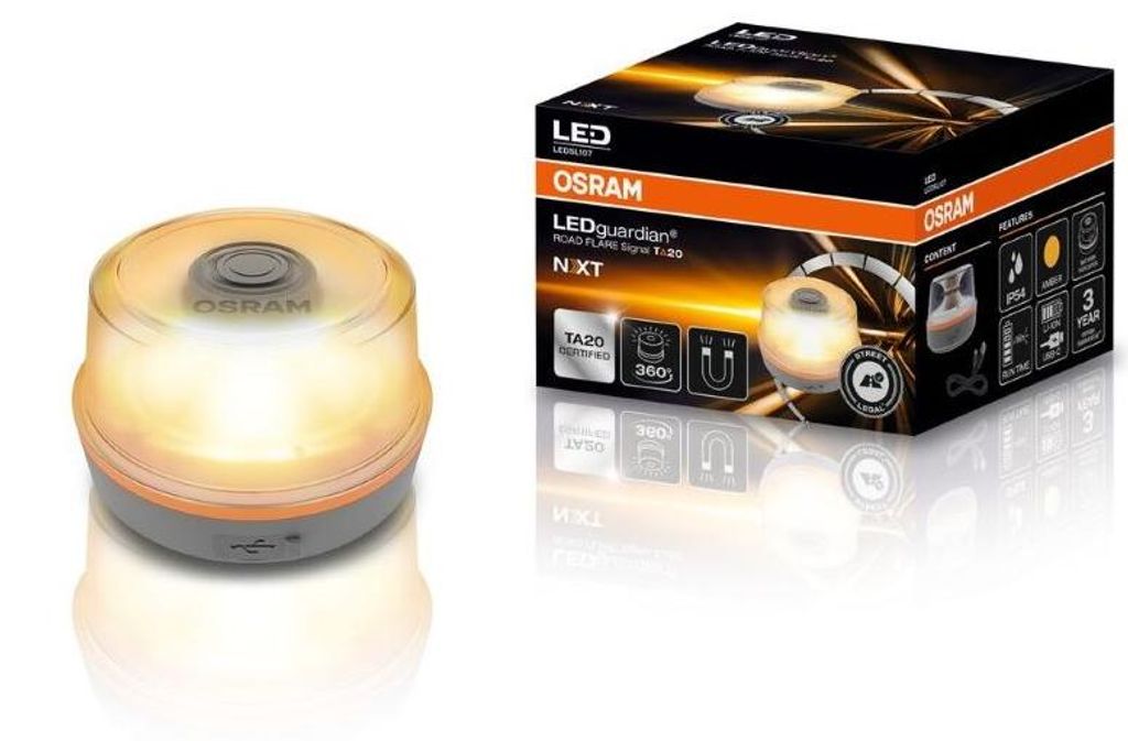OSRAM LEDguardian ROAD FLARE Signal LED Warnleuchte 360° Produktbild 