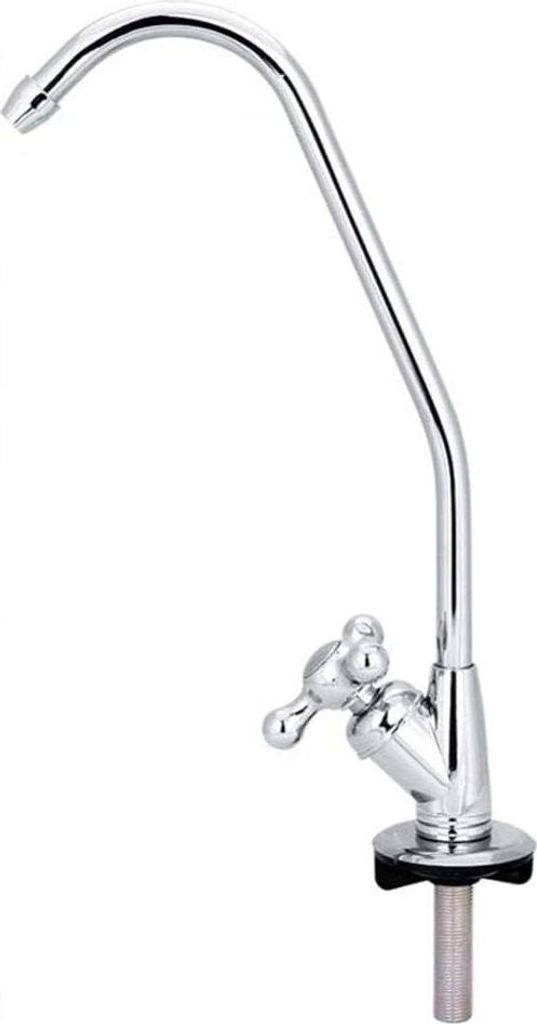 Zinklegierung Küchenarmatur Chrom - 1/4'' Umkehrosmose RO Trinkwasserfilter