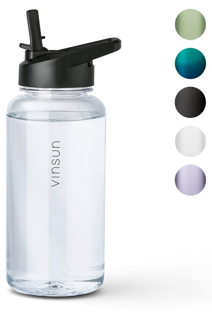 Trinkflasche 1L Sport Flasche Wasserflasche BPA frei Produktbild  KI-generiertes Bild