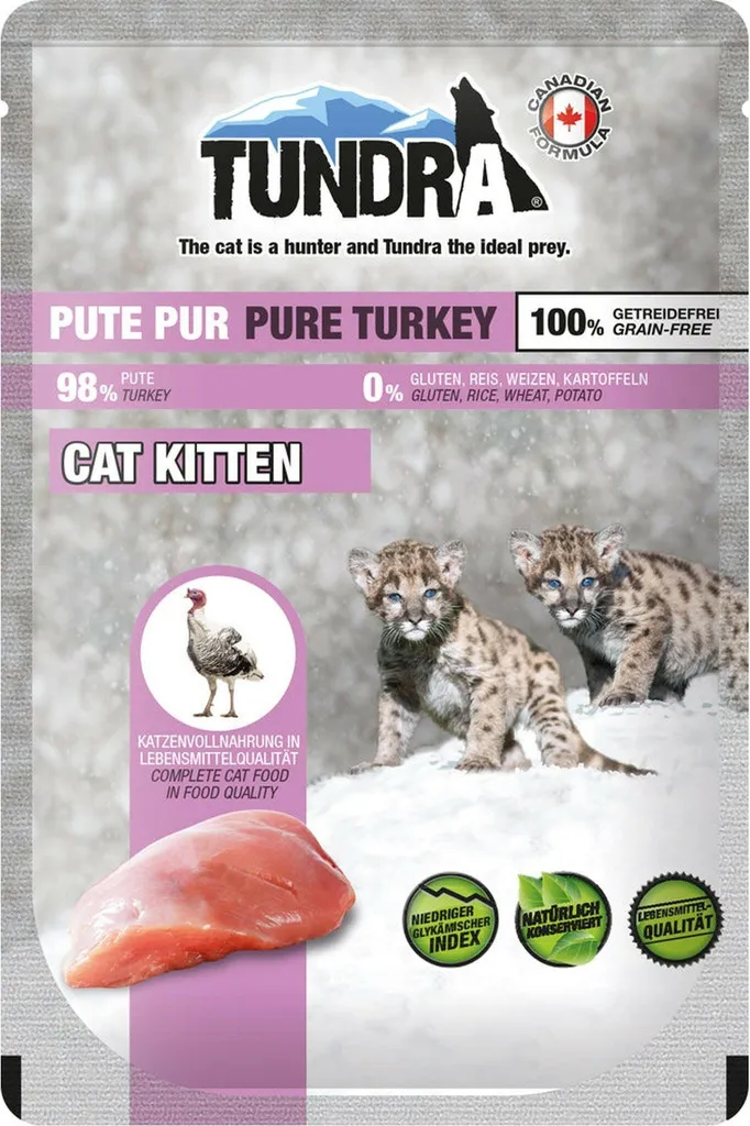 Scorta 16x Tundra Kitten Pollo Puro 85g | Cibo Umido Allevatori