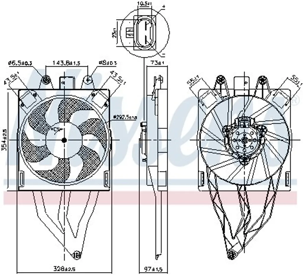 Ventilateur de radiateur pour réparer un moteur qui chauffe trop