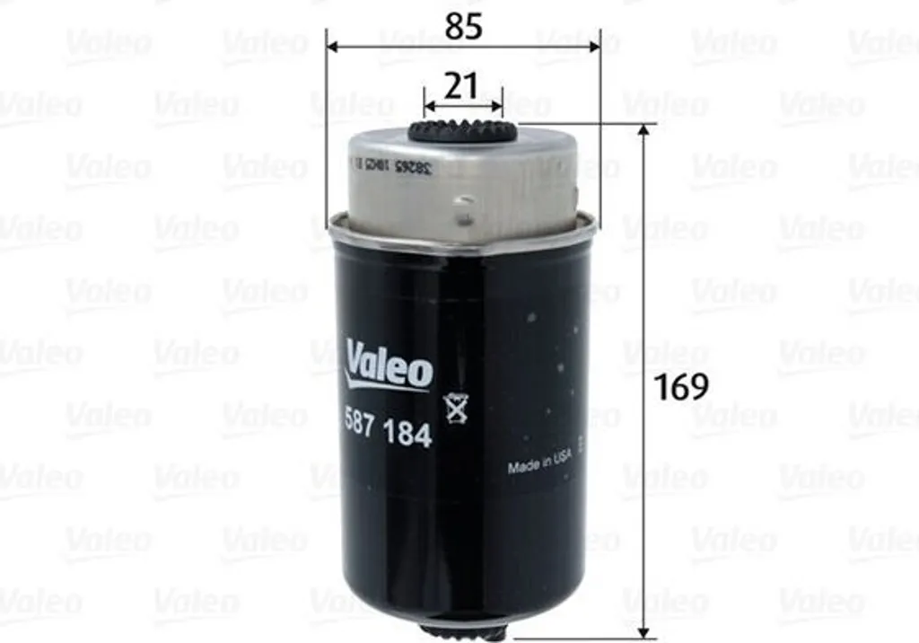 Évitez les pannes moteur : Filtre carburant Valeo 587184 Defender L316