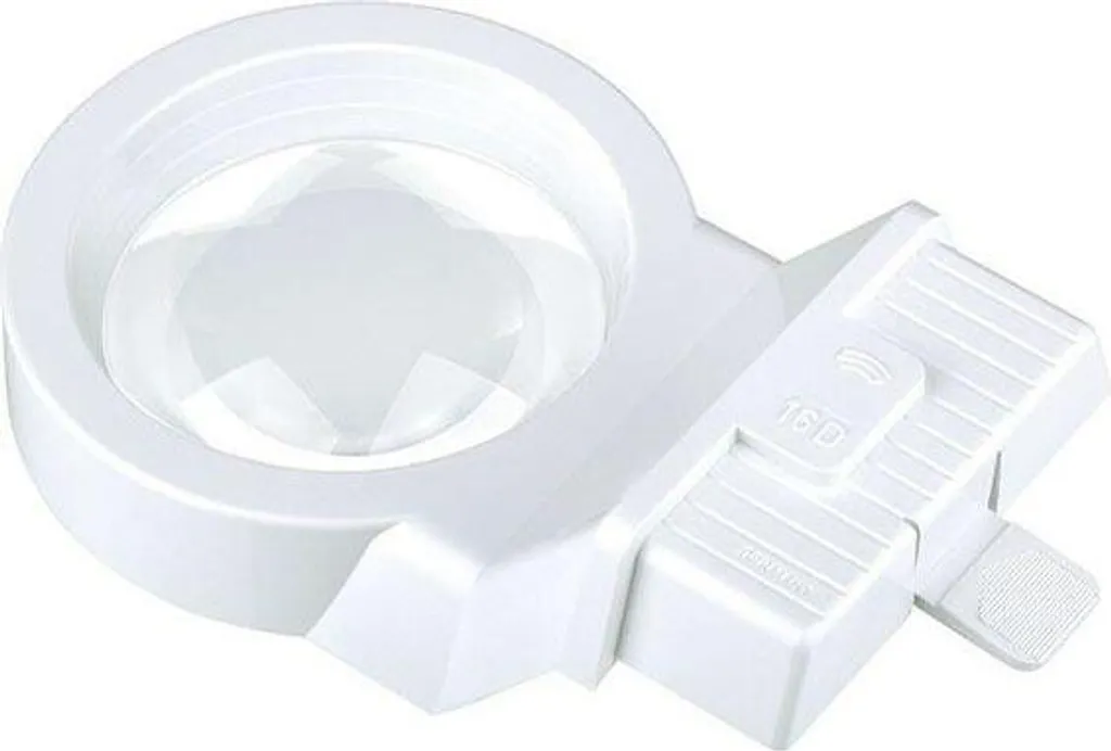 Loupe lumineuse pour malvoyants 4x Schweizer Modular LED 60mm ergonomique