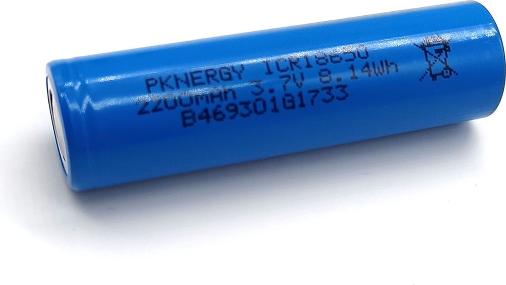 Li-Ion Akku Lithium Ionen Batterie ICR18650 3.7V 2200mAh Produktbild 