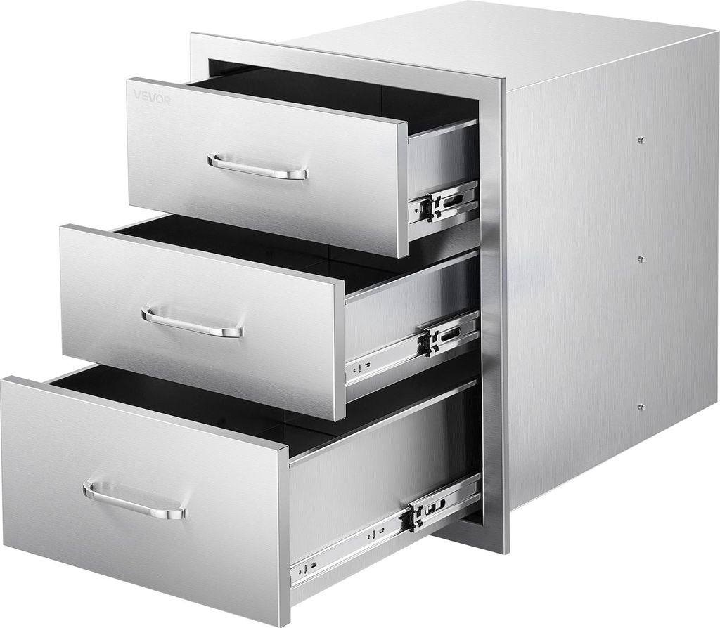 VEVOR Outdoor Küchenschubladen 46x59x59 cm (BxTxH), Produktbild 