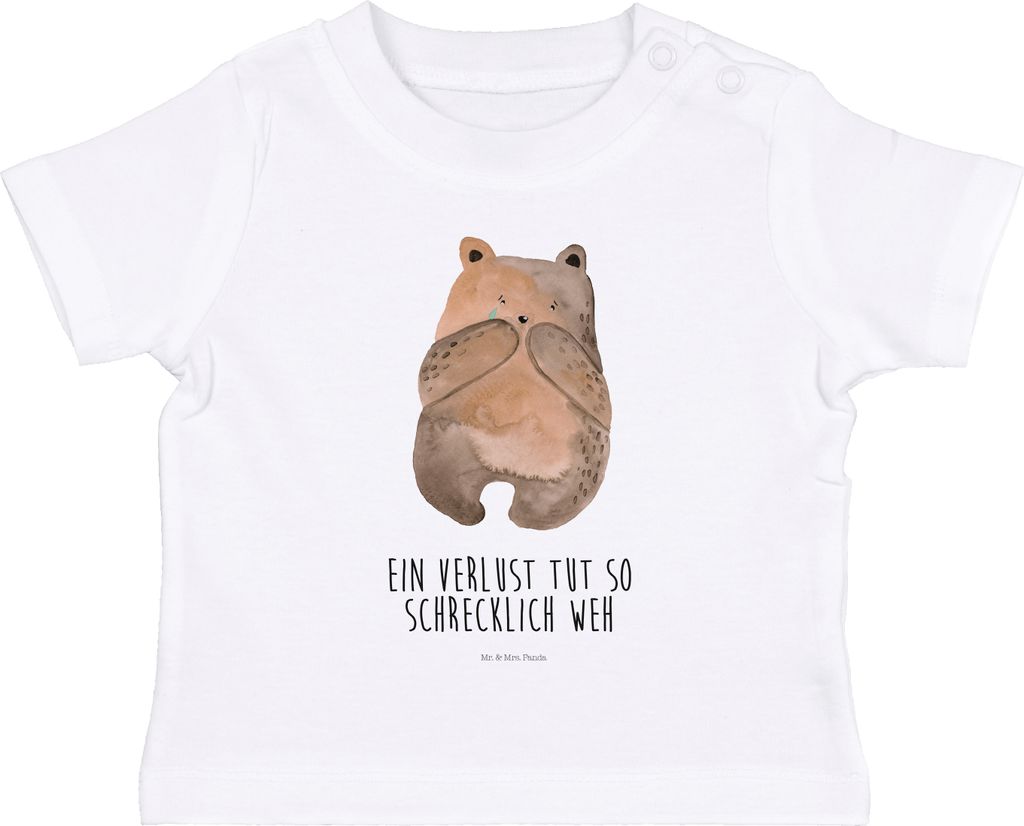 Mr. & Mrs. Panda Organic Baby Shirt Bär Verlust 0. - 6. Produktbild 