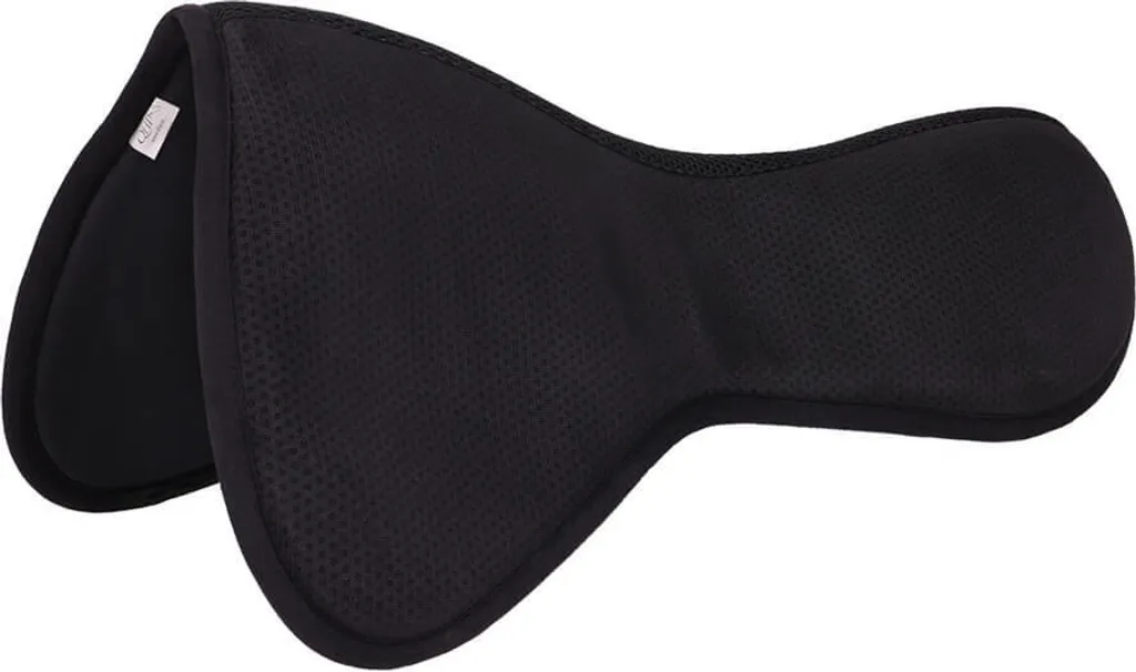 QHP Cuscino da sella Air Mesh, Colore:Nero, Taglia:Pony