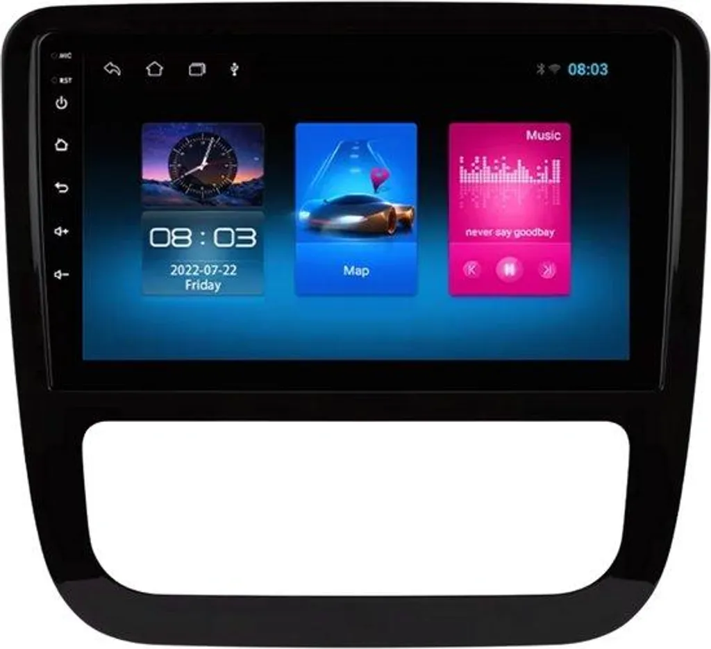 Système de Navigation GPS et Stéréo pour Smart 451 - Android 64 Go Noir