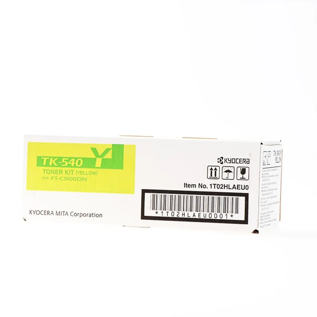 Kyocera TK-540Y Toner Giallo Originale 1T02HLAEU0 per FS-C5100DN - 10