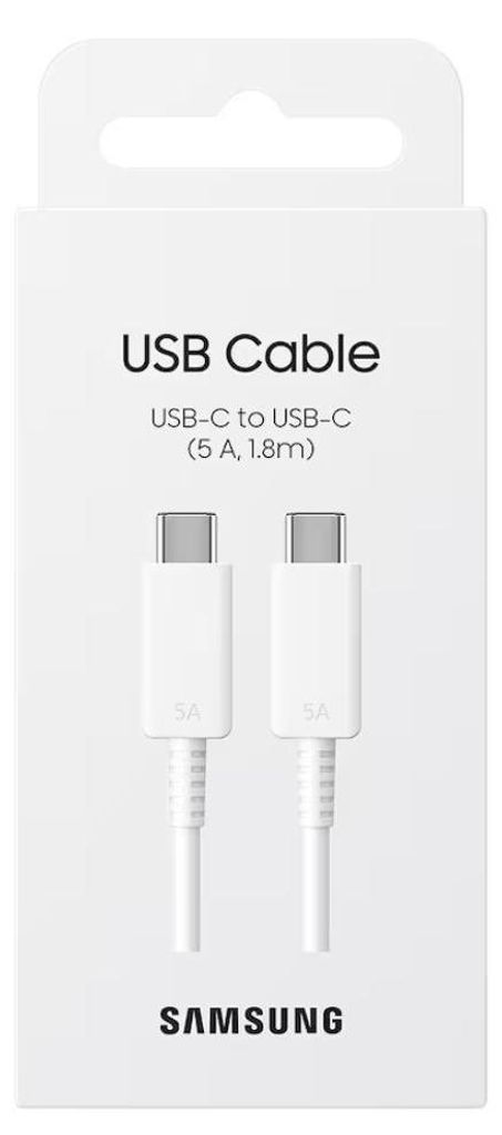 Samsung EP-DX510JWEGEU, 1,8 m, USB C, USB C, Biały Zdjęcie produktu 
