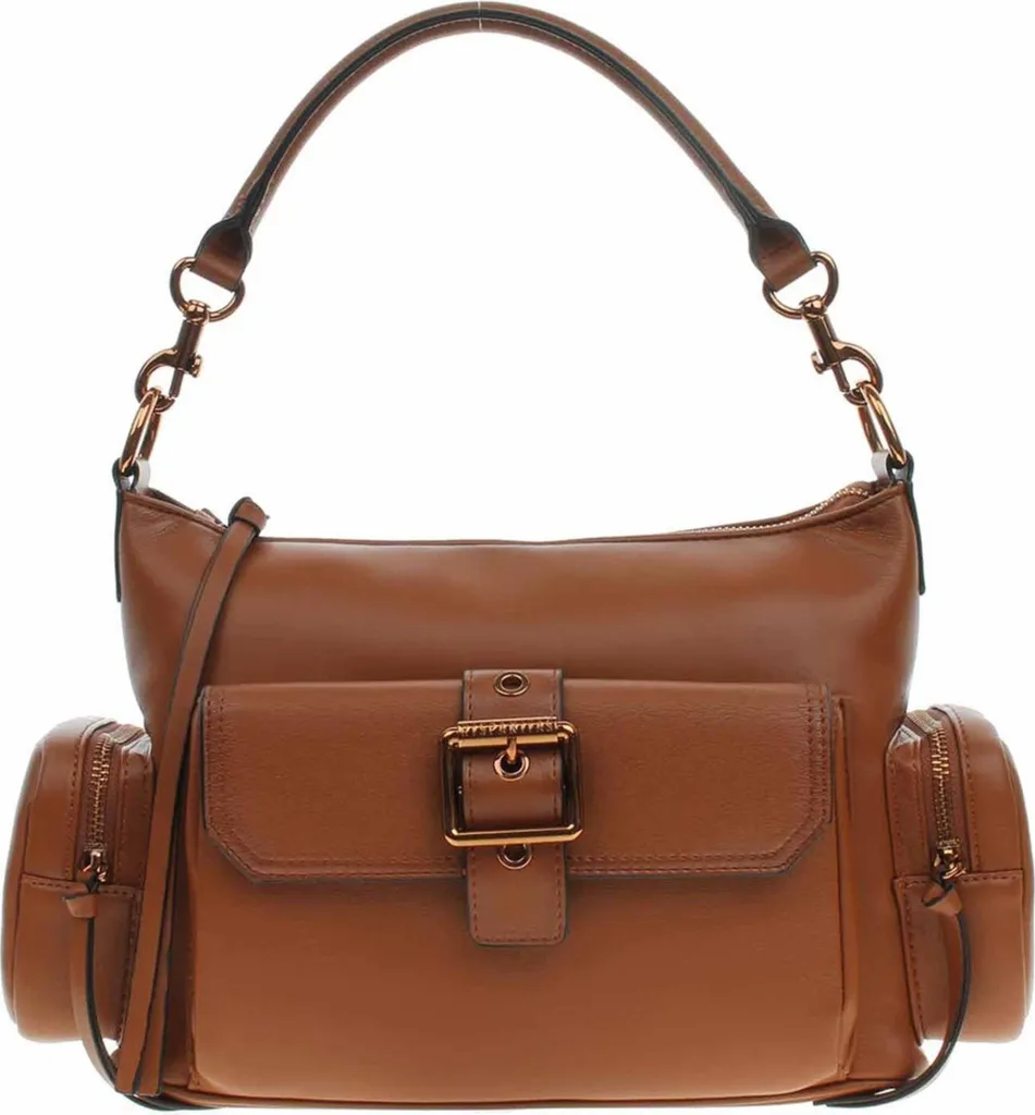 Sac Hispanitas Covent BI254140 en cuir cuero avec détails dorés