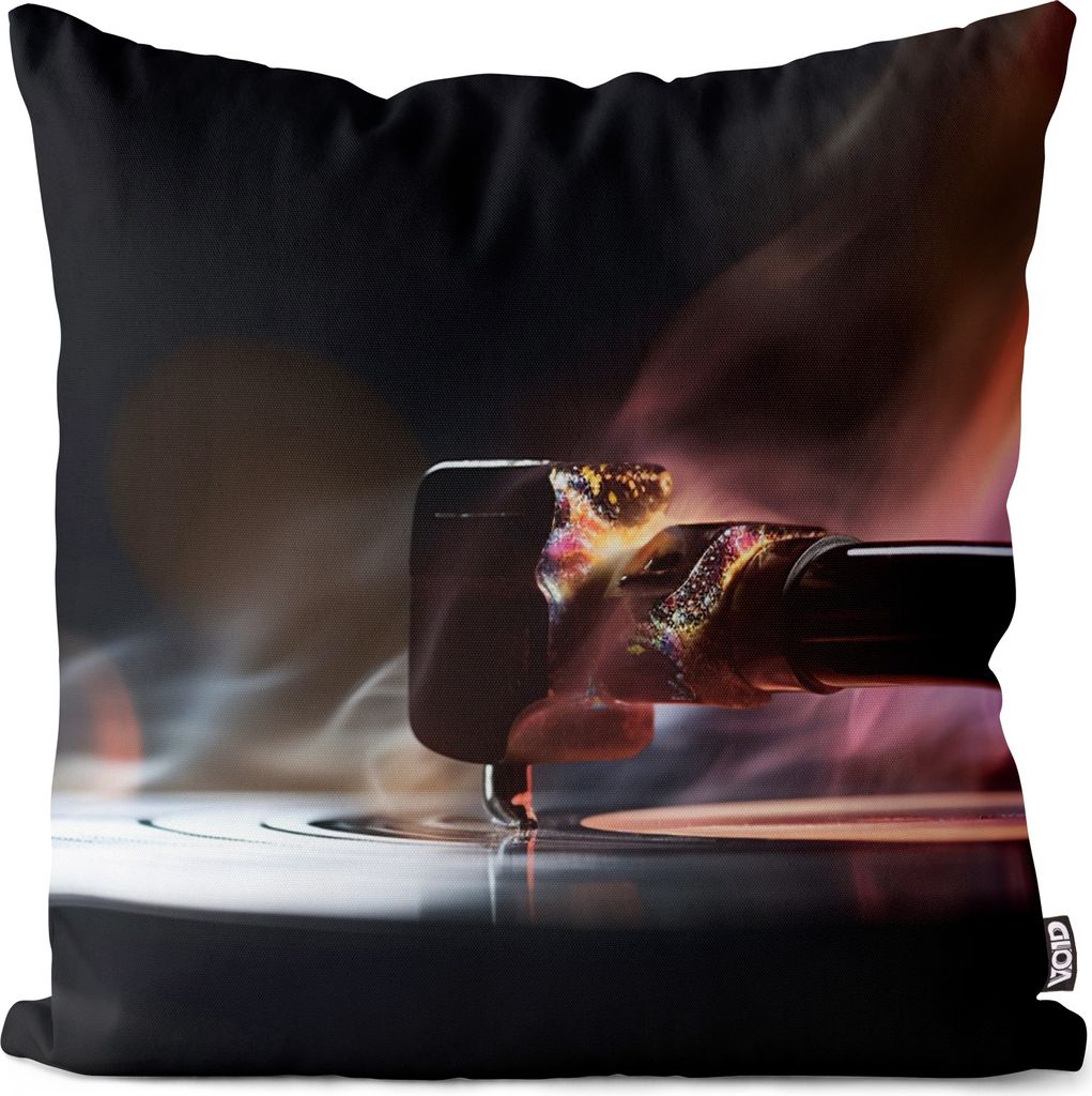 VOID Schallplattenspieler Vinyl Musik Kissenbezug Kissenhülle sofa couch wohnzimmer dekoration wasserfest Outdoor Garten Kissen bezug deko