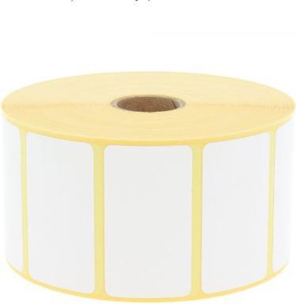 Thermo Etiketten Rolle - 57 x 32 mm - 2.100 Stück Kern25mm Produktbild 