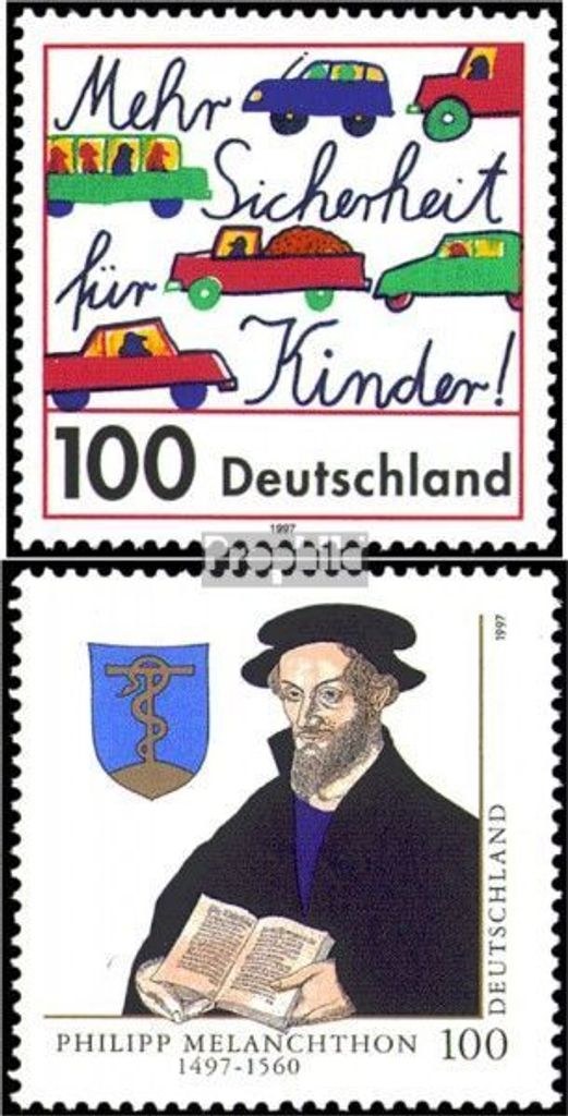 Briefmarken BRD (BR.Deutschland) 1997 Mi 1897,1902 (kompl.Ausg.) gestempelt Mehr Sicherheit für Kinder im Straßenverkehr