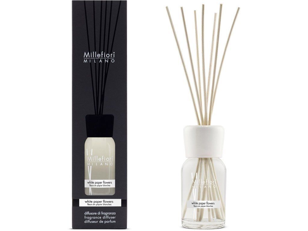 Millefiori Milano Fragrance Diffuser White Paper Flowers 100 ml