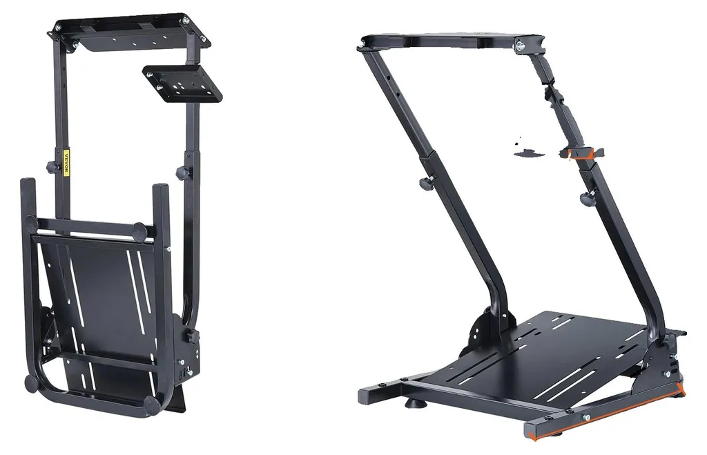 Support volant et pédalier réglable simracing type A acier carbone