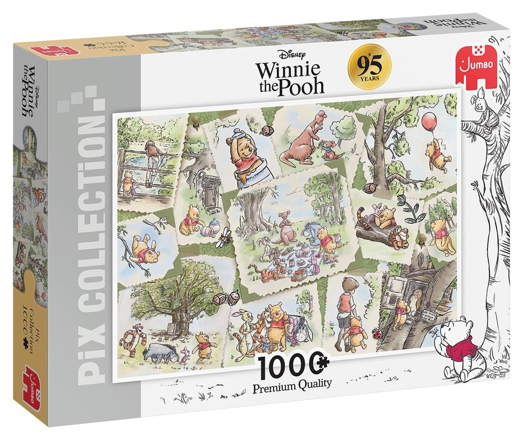 Jumbo Spiele Disney Pix Collection Winnie the Pooh 95th Produktbild 