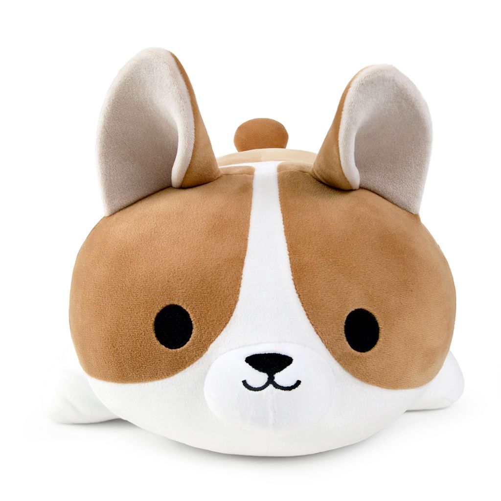 WP MERCHANDISE - Hund Corgi Norman Weiches Plüsch-Kissen (74 cm)