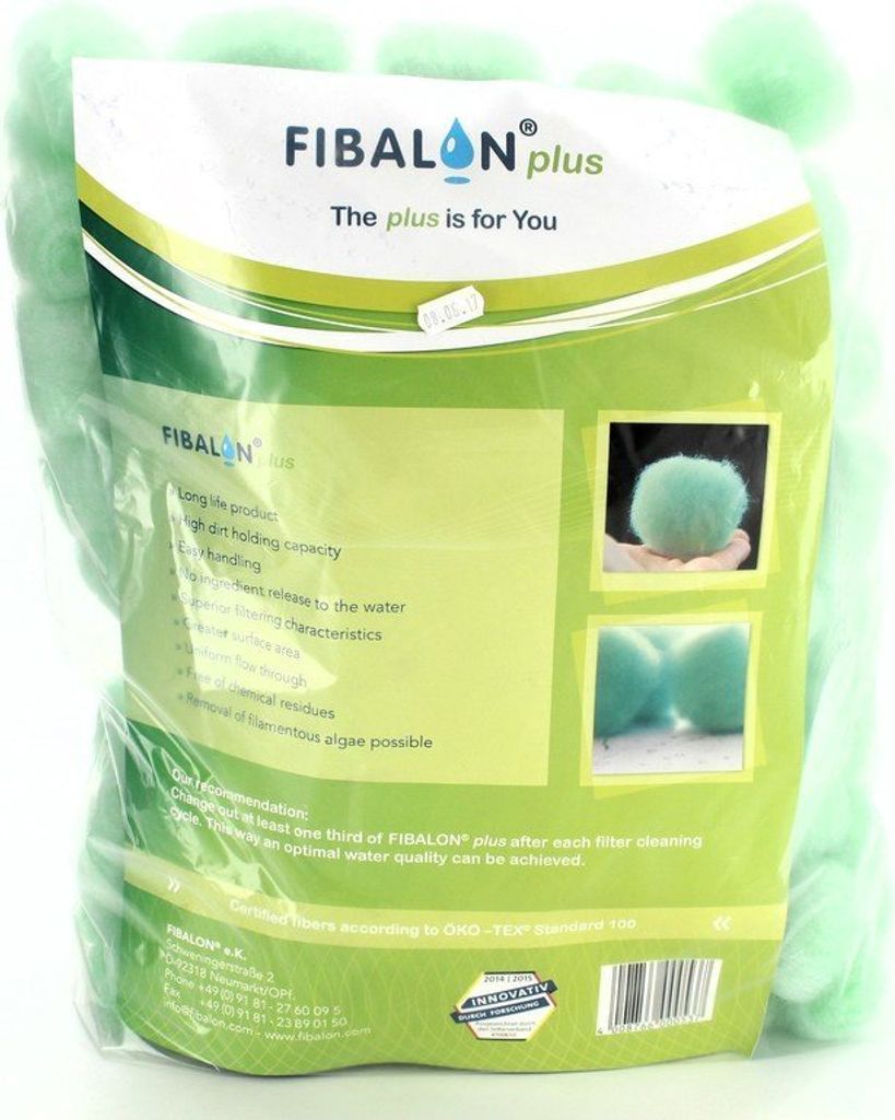 Filtermaterial Plus aus Polyesterfasern 350g für Teiche und Produktbild 