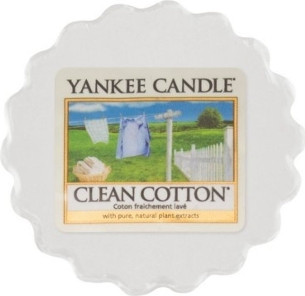 Yankee Candle CLEAN Bavlna - Vonný vosk 22 g Obrázek produktu 