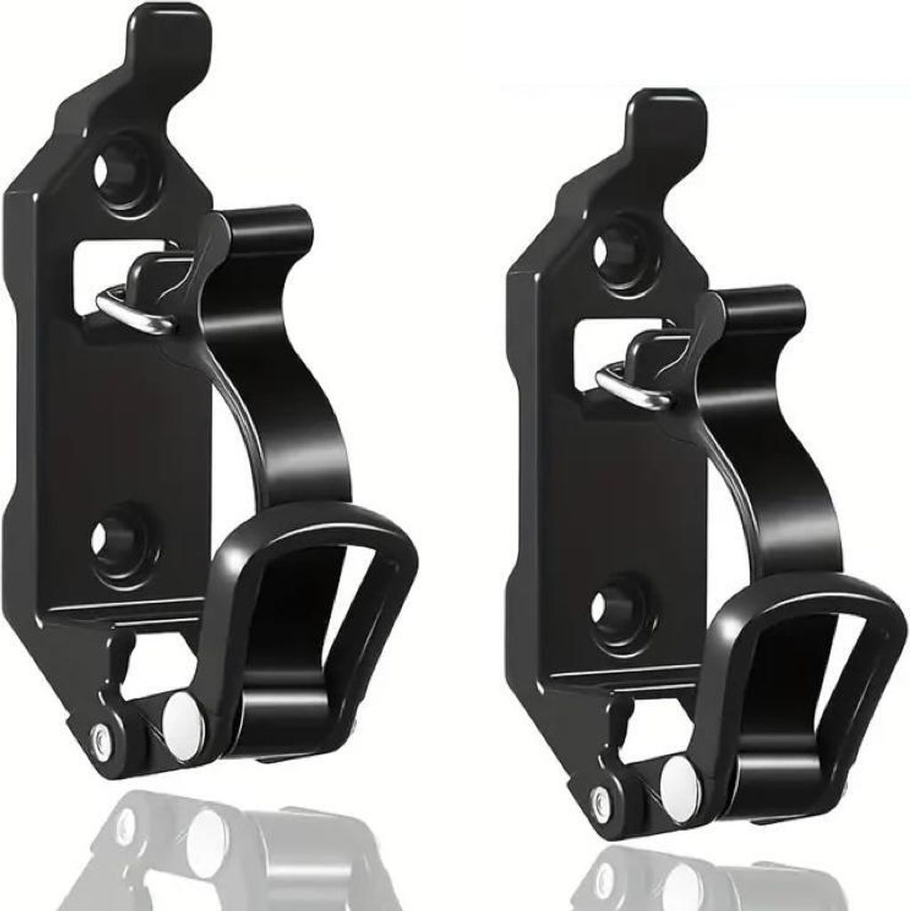 040 Parts Werkzeughalter Gerätehalter Schwarz Metall für Camper Werkstatt Keller Quad Werkstattwagen 2er Set