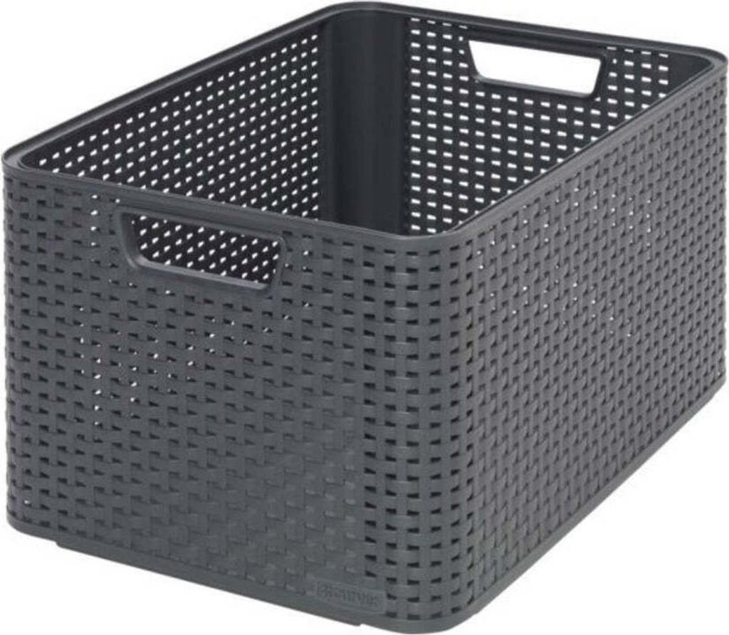 Curver Style mandje large antraciet Zdjęcie produktu 