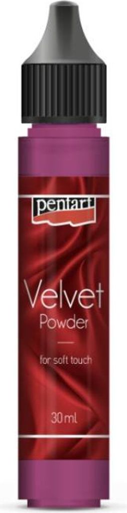 Proszek aksamitny Velvet powder 30ml czerwony / red - Zdjęcie produktu 