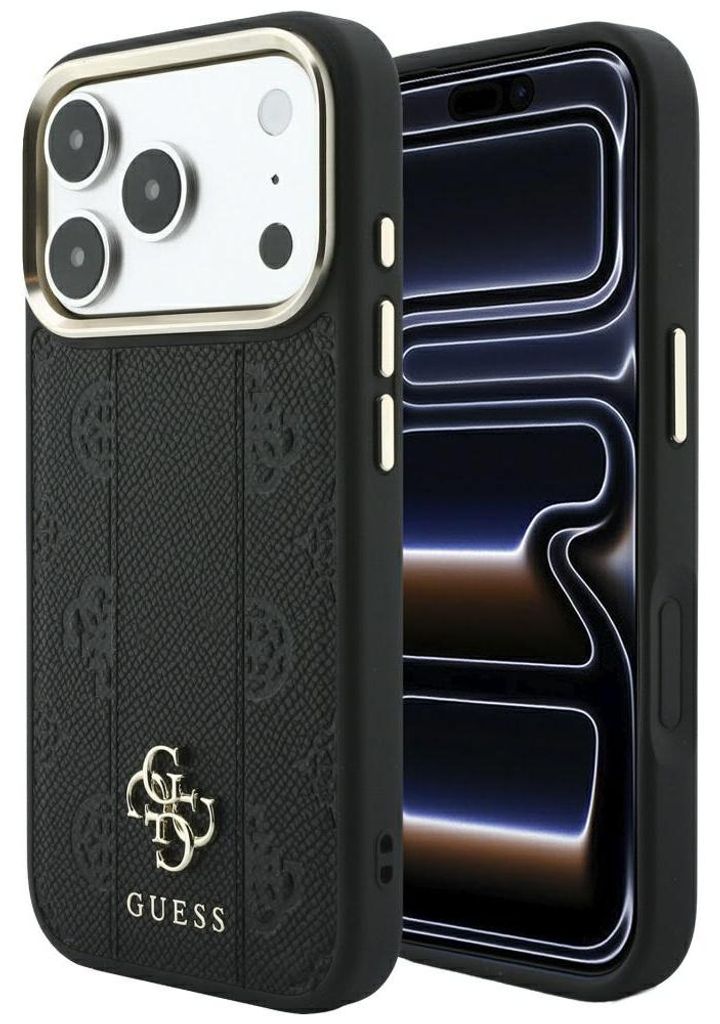 Custodia Guess con motivo a righe e logo 4G, per iPhone 18 Immagine del prodotto 