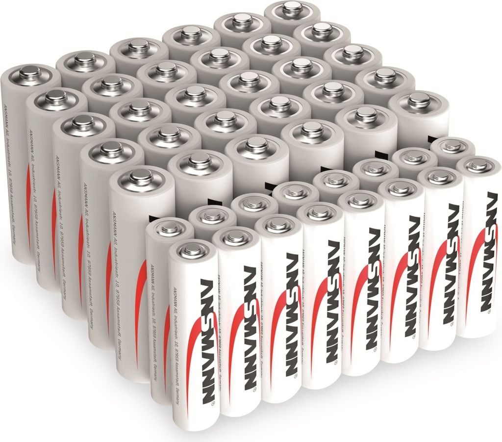 ANSMANN Batterie-Set, Alkaline, 46 Stück, 30x Mignon, 16x Produktbild 