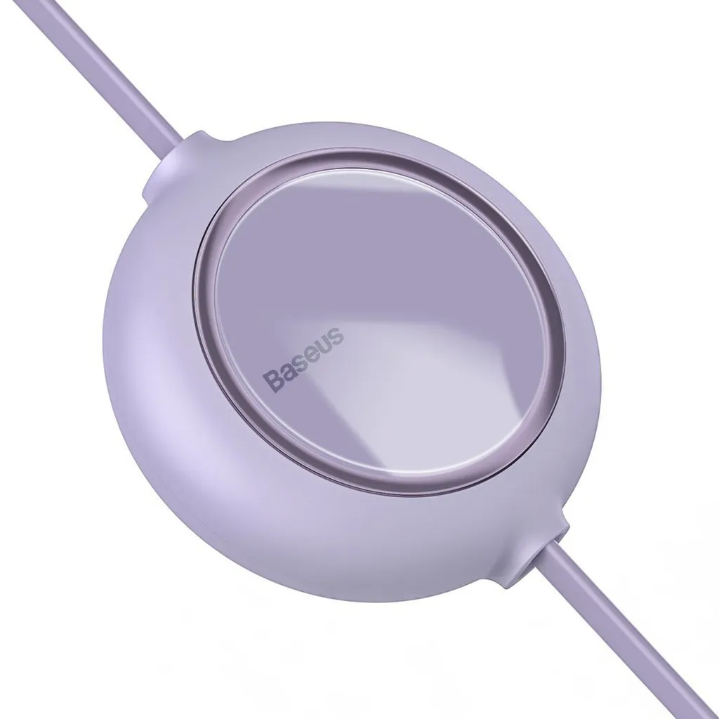Baseus Câble 3-en-1 USB vers Lightning Type-C Micro USB 1.2m Violet