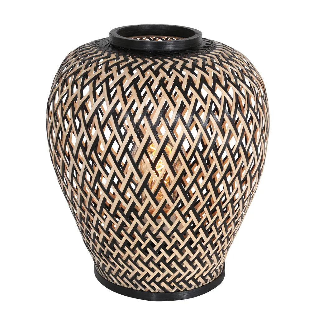 Lampada Maze Anne Lighting Bambù Naturale 30cm E27 Design 3131BE