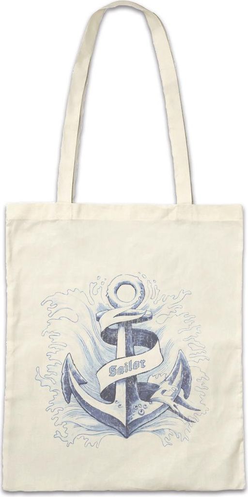 Urban Backwoods Anchor III Sailor, Stofftasche, Farbe: Beige