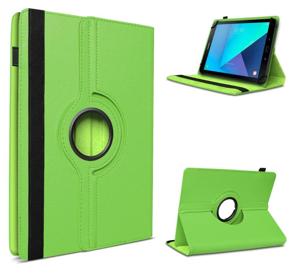 Tablet Hülle für Samsung Galaxy Tab S11 S10 S9 FE Tasche Schutzhülle DrehbarFarben:Grün