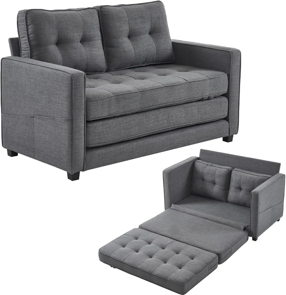 Canapé d'angle convertible FCH 136cm avec fonction sommeil pour salon