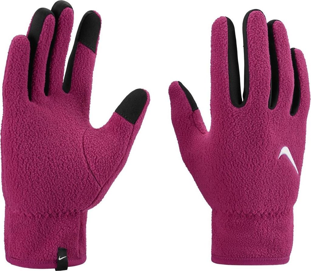 Nike - "One" Handschuhe für Kinder, Therma-Fit, Fleece CS2646 (M) (Schwarz)