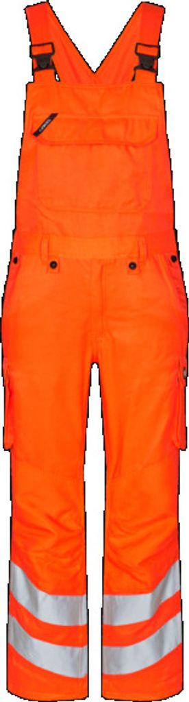 F. Engel Safety Light Latzhose, Orange, Gr. 98