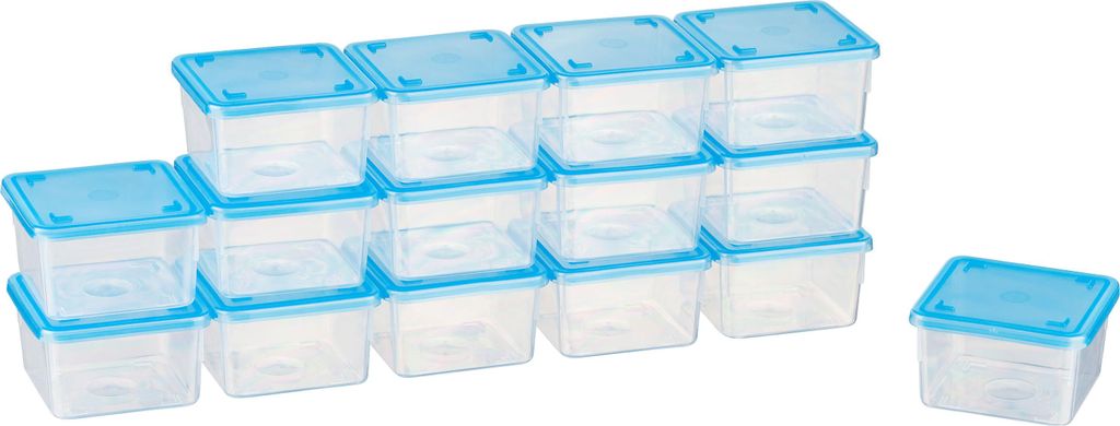 MiraHome Gefrierdosen Sets Transparent Blau – Vorratsdosen mit Deckel Luftdicht zur Aufbewahrung & Organisation für Lebensmittel – Austrian Qu...