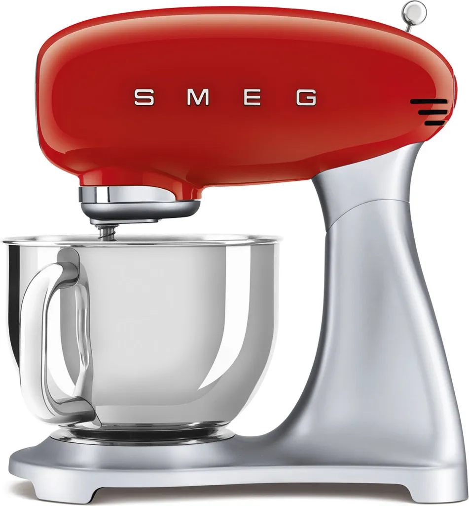 Smeg SMF02RDEU Robot Pâtissier Rouge 800W : Performance et Style Rétro