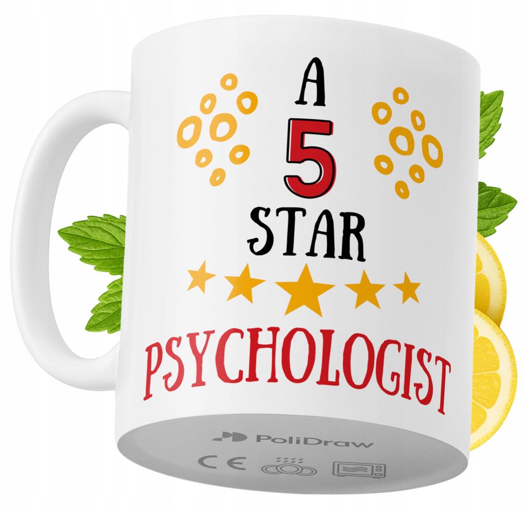 Lustige Tasse für Psychologen - Kaffee- oder Teetasse mit witzigem Textdesign - ideal für Geburtstage, Namenstage, Feiertage und besondere Anläs...